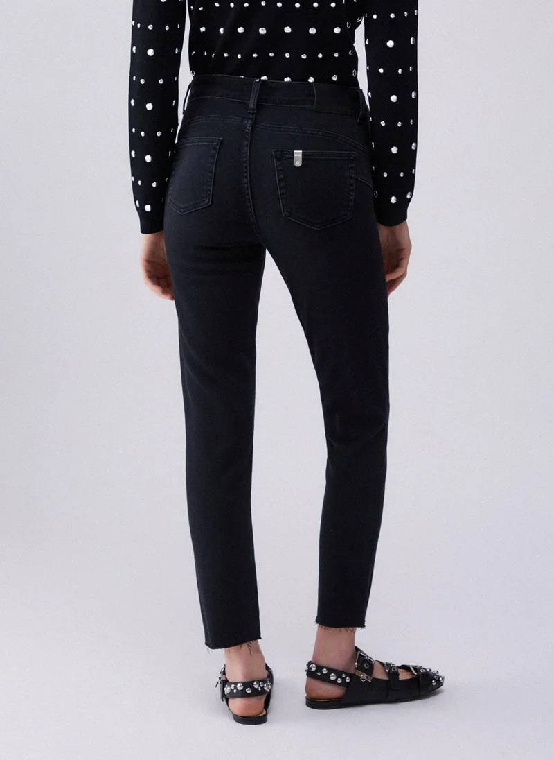 ليو جو High-rise skinny jeans